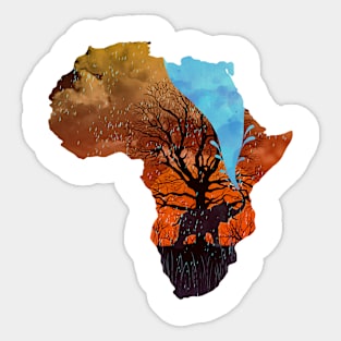 Rain For Africa Sticker